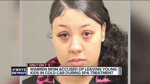 Macomb County mom allegedly left 3 kids in a freezing car while she got a spa treatment