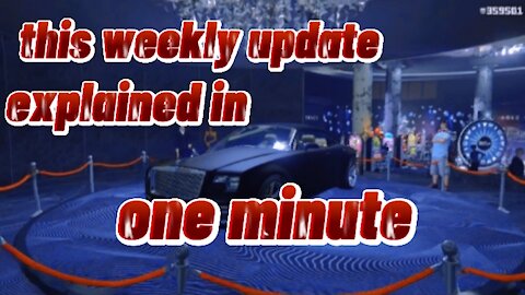 GTA Online Weekly Update explained in under a minute