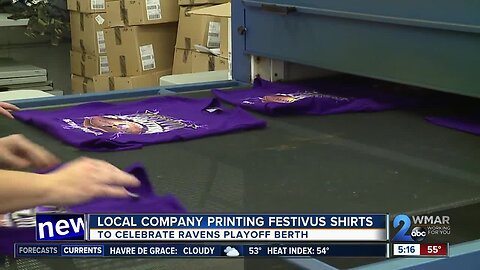 Local company printing Festivus shirts in light Ravens playoff berth