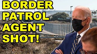 Joe Biden's Open Border Policy causes Border Patrol Agent to get SHOT by Human Smugglers!