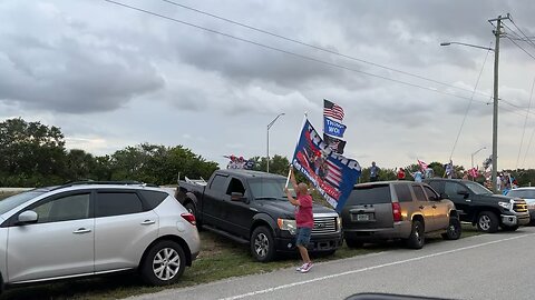 Waiting for President Trump