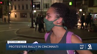 Peaceful protesters in Cincinnati march for Breonna Taylor