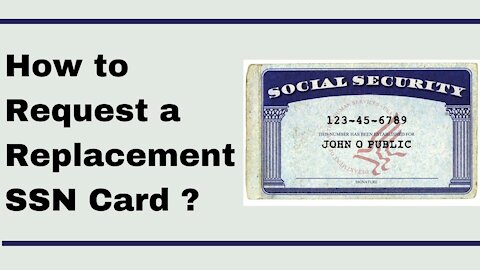 How Do I Replace a Lost or Stolen SSN Card?