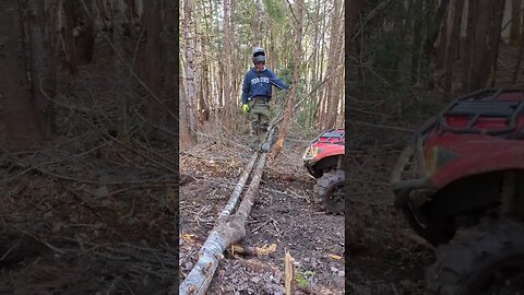 Involuntary wheelie! #woohoo #wheelies #atv #kawasaki #oakhillcrew #ohcnb