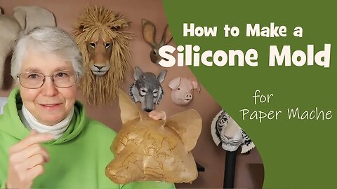 How to Make a Silicone Mold for Paper Mache [For Etsy Sellers and Plays]