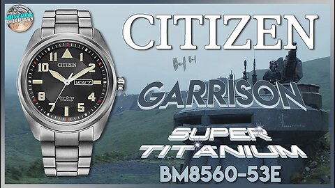 Best Everyday Watch! | Citizen Garrison Super Titanium™ 100m Solar Quartz Unbox & Review