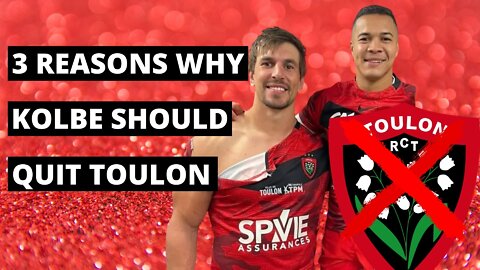Why Cheslin Kolbe should leave Toulon