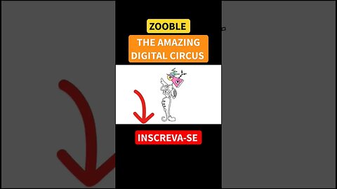 Como Desenhar ZOOBLE THE AMAZING DIGITAL CIRCUS #shorts #theamazingdigitalcircus #zooble
