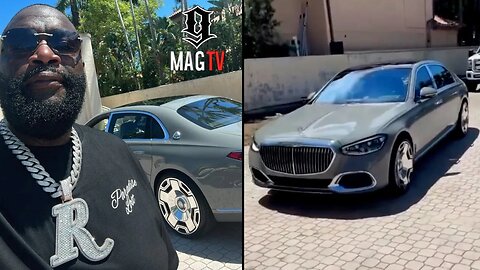 Rick Ross Takes Delivery Of A 1 OF 1 Custom Maybach At His Star Island Mansion! 🚙