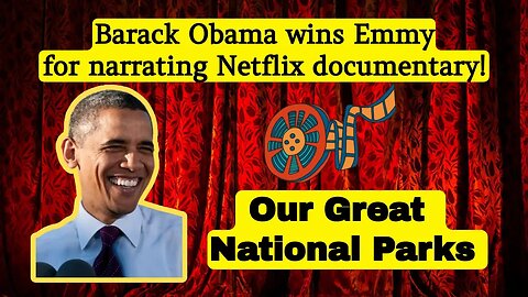 Barack Obama Wins First Emmy For 'Our Great National Parks' #barakobama #usanewstoday #emmyawards
