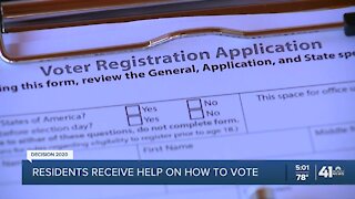 Residents receive help on how to vote