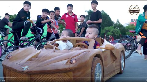 Changing Color of a Ferrari Aperta - A Suprise Christmas Gift for His Son