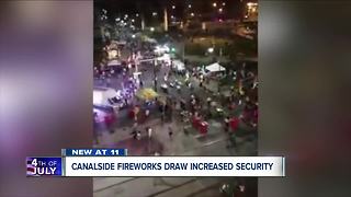 Canalside Independence Day celebrations with increased security