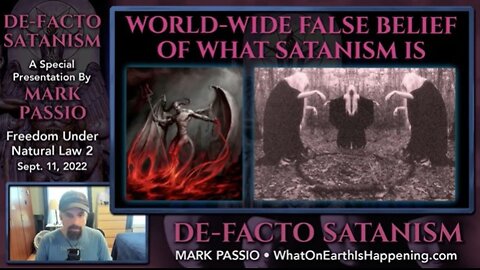 Mark Passio & Satanismo De Facto (dublado)