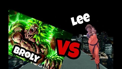 Lee vs Broly #dragonballz