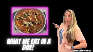 WHAT WE EAT IN A DAY ON CARNIVORE AND KETO | MAMA HOPE'S PIZZA BOWLS |