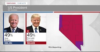 Votes still being counted in Nevada