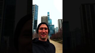 Checking out Millennium Park in Chicago!