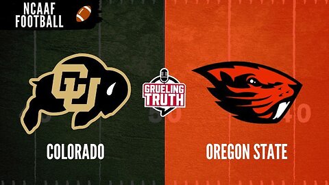 NCAA Football *Prediction* Show: Oregon State vs Colorado: Preview and Prediction