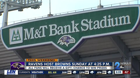 Ravens hope for full house as they face the Browns this weekend