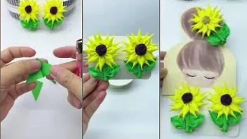 "Radiant Sunflower Hair Clip: A Beautiful DIY Handmade Project"