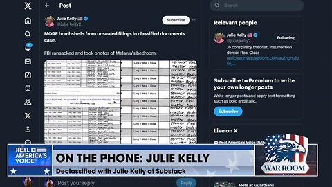 🚨 ASSASSINATION PLOT? Julie Kelly: FBI Authorized Use Of DEADY FORCE On TRUMP During Mar-A-Lago Raid (5.21.24)
