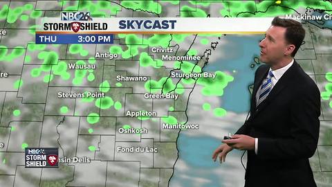 Michael Fish's NBC26 Storm Shield weather forecast