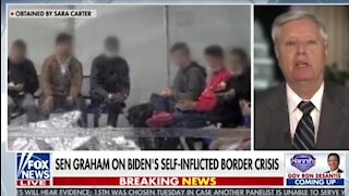 Graham Blasts Biden Admin Sh*t Show at Border