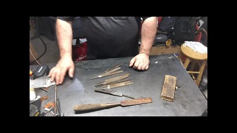 Sharpening Stone & Some Vintage Rusty Goodies