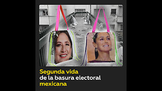 México: Basura electoral se convierte en objetos de moda tras su reciclaje