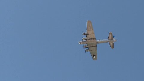 Two historic World War II Bombers land at the Nampa Municipal Airport
