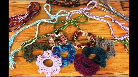 Crochet Your Own Hair Ties and Scrunchies