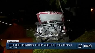 DUI charges pending in crash