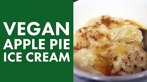 Vegan Apple Pie Ice Cream