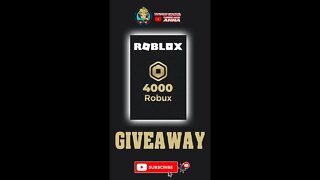 We gave away 4000 robux to the winner