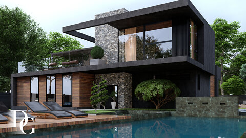 3 Bedroom House Tour | Modern House Design | House Plan (15.4 × 8m)