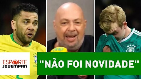 "Não foi novidade o Brasil ganhar da Alemanha", provoca narrador