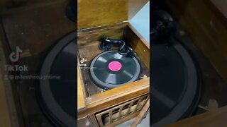 Vintage record player works