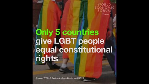 Only 5 countries give LGBT people equal constitutional rights