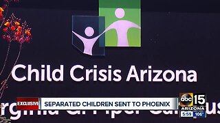 Very young children found crossing border sent to Phoenix shelter