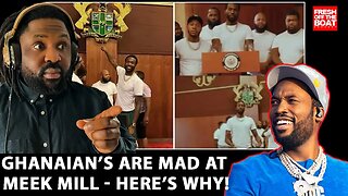 GHANAIANS ARE MAD AT MEEK MILL : HERES WHY...