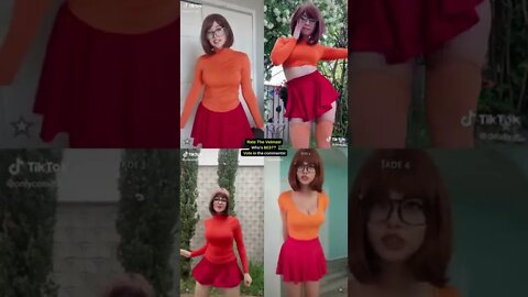 Rate the Girls: Best Velma - Scooby Doo TikTok Cosplay Contest #1 🧡👻🧛‍♂️ #shorts