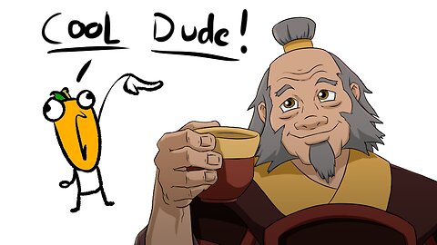 Iroh Is Great So I Talk About Him (And Speedpaint Him)