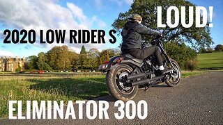 2020 Low Rider S With V&H Eliminator 300 slip ons (PURE SOUND)