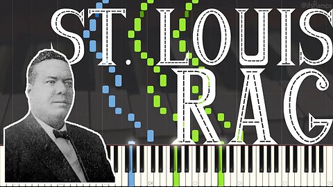 Tom Turpin - The St. Louis Rag 1903 (Saloon Ragtime Piano Synthesia)