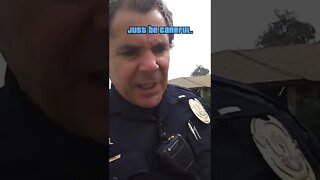 COP LETS BIKE OFF THE HOOK🚔😲🏍