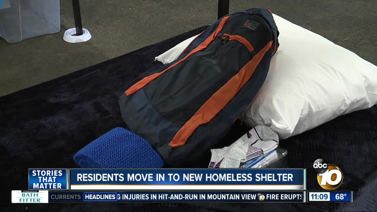 Residents move in to new homeless shelter