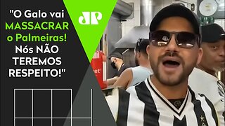 HILÁRIO! OLHA como a torcida do Atlético-MG ACHAVA que seria o jogo contra o Palmeiras!