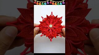 Christmas Crafts 🌲 Handmade Christmas Ornaments 🌲 Glitter Foam Paper Crafts #diy #crafts