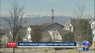 Risks for pregnant women living near fracking sites